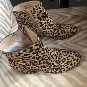 Leopard booties